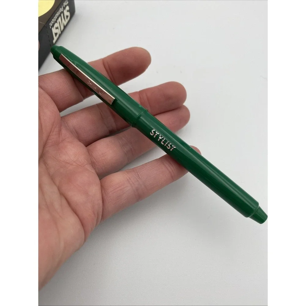NOS Stylist pens Japan Yasutomo & Co.‎ Fine Green Line 12 Dozen Water Resist